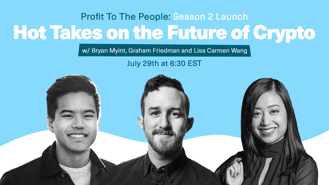 Profit to The People Live: Hot Takes on The Future of Crypto with Republic Crypto
