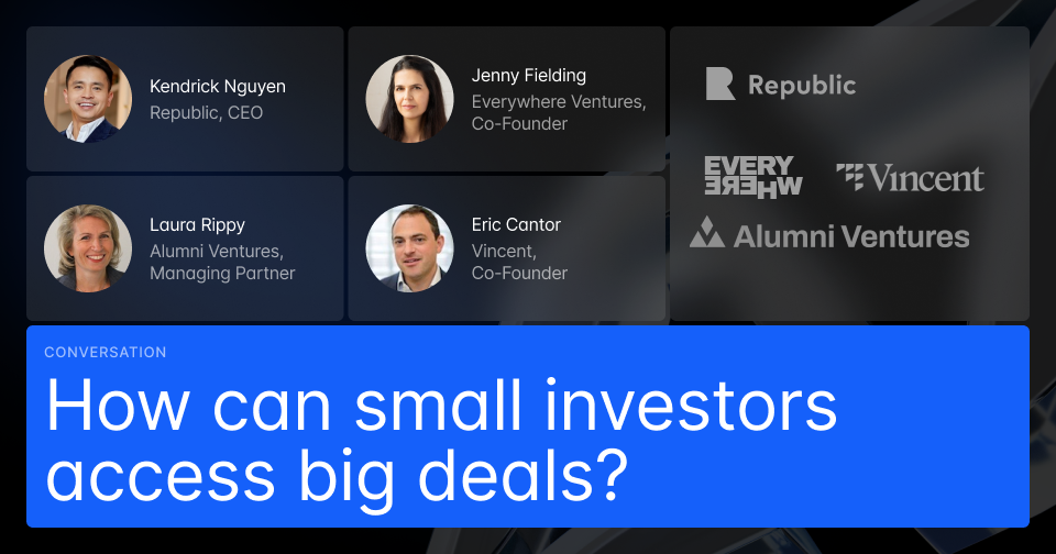 How Small Investors get into Big Deals