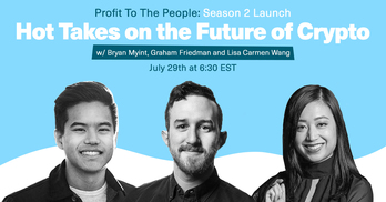 Profit to The People Live: Hot Takes on The Future of Crypto with Republic Crypto