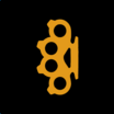 Logo of Robert Rodriguez's Brass Knuckle Films