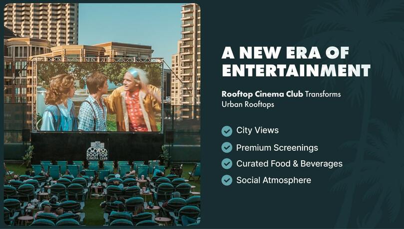 Featured image of Rooftop Cinema Club